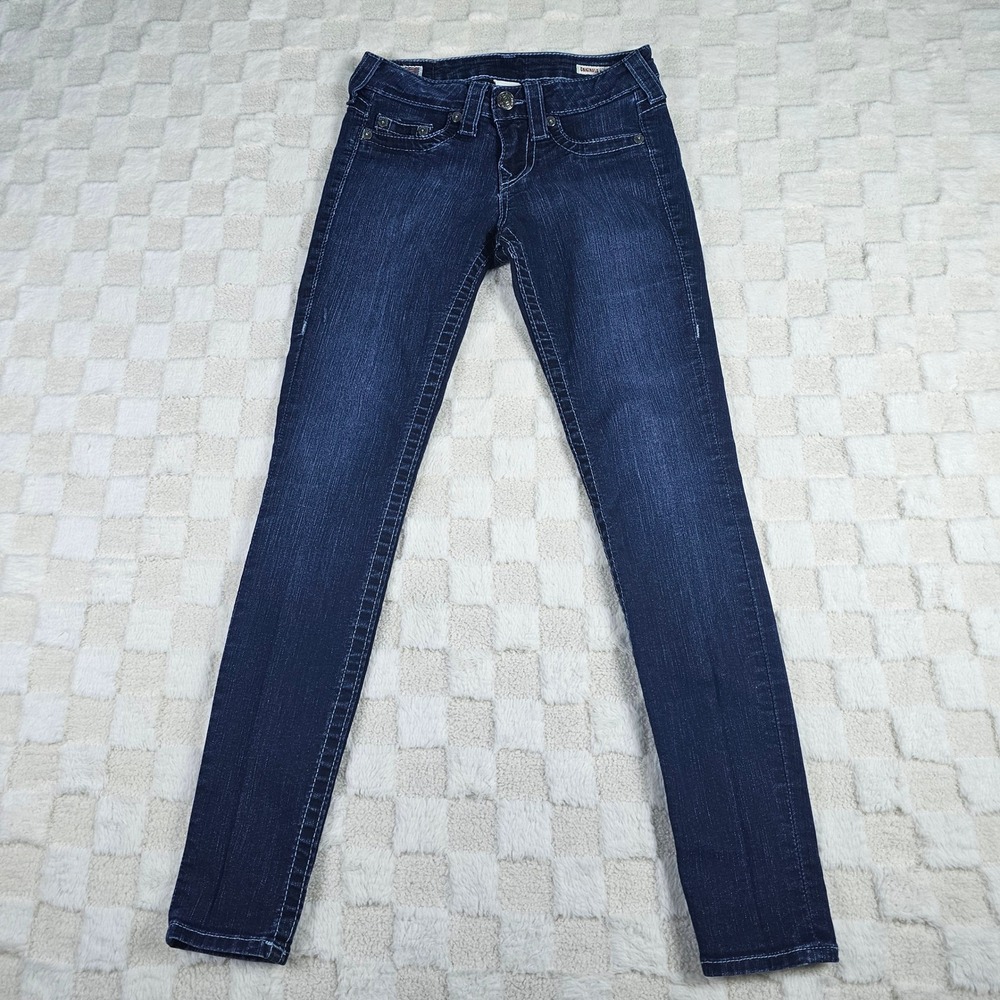 True Religion Originals Skinny Jeans Dark Wash Made in USA Size 26